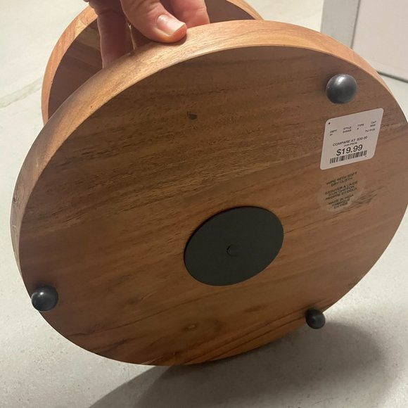 Two-Tiered Iron & Wood Countertop Fruit Stand - Picture 5 of 5